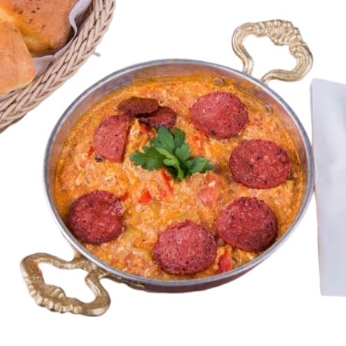 Sucuklu Kaşarlı Menemen